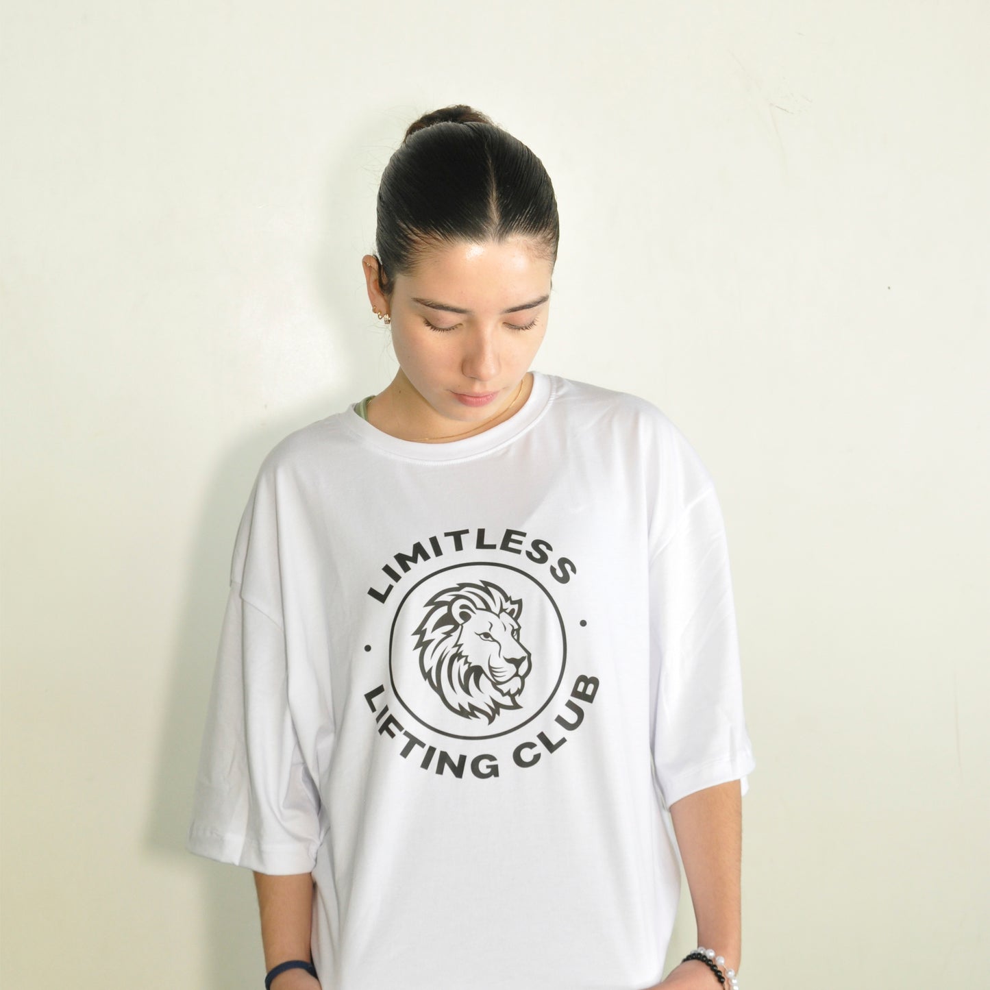 LIFTING CLUB WHITE OVERSIZED